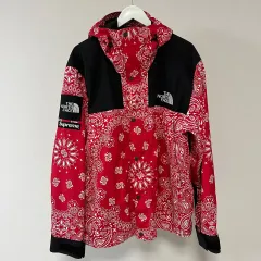 XL Supreme THE NORTH FACE 14FW バンダナ ジャケット レッド