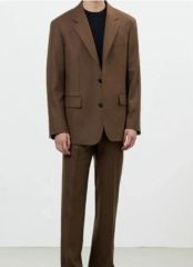 MUJI Labo 紳士 ユニフォーム素材で作ったブレザー ブラウン - メルカリ