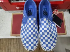 VANS チェッカーボード スリッポン ブルー