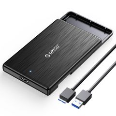 ORICO 2.5-inch HDD/SSD Enclosure, USB 3.0 Connection, SATA 3.0 Hard Drive Case, UASP Compatible, Up to 4TB, Supports 9.5mm/7mm Thickness, Tool-Free Installation, Fingerprint Resistant, 2189U3
