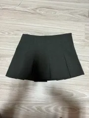 ザラ グレー色 ミニスカート