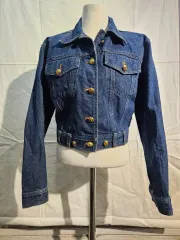 モスキーノ Moschino ショート ゴールド デニム ジャケット 正規品 44 55 細身66のサムネイル