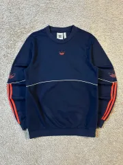 M アディダス ADIDAS ファイヤーバード アウトライン クルー スウェット ネイビー