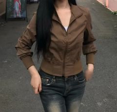 Y2K ホリスター Hollister Twill Zip-Up jacket - メルカリ
