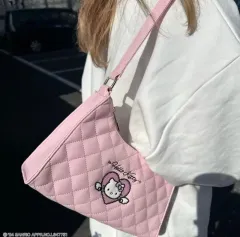 スピンズ SPINNS コラボ ハローキティ キルティング ハンドバッグ