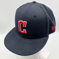 NEW ERA ニューエラ 59FIFTY MLB クリーブランド・ガーディアンズ キャップ 60.6cm 帽子 ロゴ 刺繍 ベースボール CAP ネイビー メンズ SU-12-13