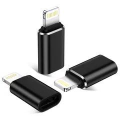 Type C to Lightning 変換アダプタ (3個セット) 10W充電&データ転送 USB-C iPhone 変換コネクタ アルミ合金製 軽量小型 タイプC からライトニング 変換コネクター iPhone 14 13 12 11 Pro M ...