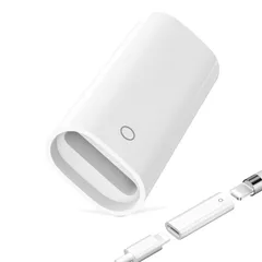 【Drawheart】Apple Pencil 対応 アップルペンシル 充電 白色 2種類のモデル アダプター 第1世代用 変換コネクタ 充電保護機能付き (Lightningメス-Lightningメス変換)