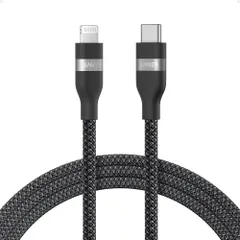 Anker USB-C & ライトニング ケーブル (高耐久ナイロン) 1.8m ブラックMFi認証 iPhone 14 / 13 / 12 / SE (第3世代) iPad 各種対応