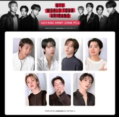 24発送 BTS WORLD TOUR ARIRANG 東京ドーム7枚 FC特典 - メルカリ