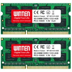 WINTEN DDR4 2400MHz 8GB ノート用メモリー2枚 - メルカリ
