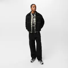 リプレゼント メンズ アウター ジャケット・ブルゾン Represent Menshearling Jacket Jet Black ブラックのサムネイル