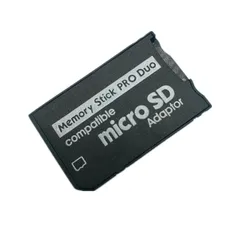 メモリースティック PRO Duo 変換アダプタ 互換品 microSD to MemoryStick PRO Duo SDHC/SDXCカード対応変換 PSPメモリーカード変換器