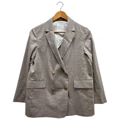 Noble 麻ストレッチダブルブレストジャケット　ノーブル Noble（ノーブル）の「《追加2》麻ストレッチダブルブレストジャケット