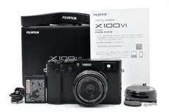 【返品保証】★新品級★フジフイルム FUJIFILM X100VI ブラック 多言語モデル《ショット数:1,074回》★ L2523#7549のサムネイル