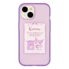 新品 グルマンディーズ サンリオキャラクターズ IIIIfit Clear(イーフィット クリア) iPhone15 / 14 / 13 対応 ケース クロミ SANG-355KU