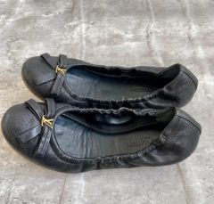 美品□ルイヴィトン モノグラムデニム グラデーション フラット