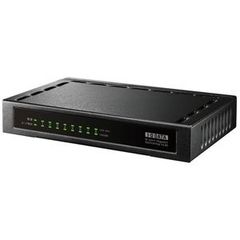 IO DATA PoE対応スイッチングハブ BSH-GP08MB 防犯カメラ等に - メルカリ