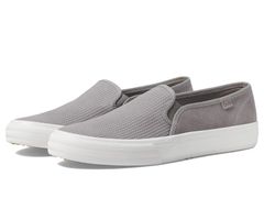 케즈 레이디스 슈즈 스니커즈 Keds Double Decker Slip On Grey Houndstooth 그레이