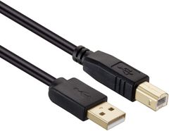 プリンターケーブル USB2.0ケーブル 5m USB B オス-USB A オス 高速転送 延長 Canon, Panasonic,HP, Dell, Epson, Lexmark, Xerox, Samsung などのプレンター/スキャナーに対応 ...