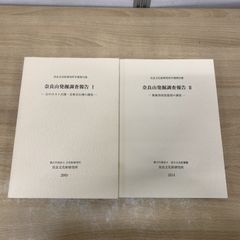 △01)【1点限り!】奈良山発掘調査報告 I・II 2冊セット/奈良文化財研究