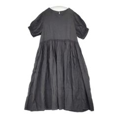 Veritecoeur バックリボン ワンピース F インディゴ デニム - メルカリ