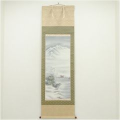 美品 掛け軸 下村観山筆「春日の朝」印刷 名画 秋掛け 紅葉 鹿 - メルカリ