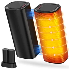 【新型磁気分離式設計 充電台付き 10000mAh】 充電式カイロ 電気カイロ 2個セット 360°全面3秒急速発熱 4階段温度調節 ハンドウォーマー 充電式 大容量 10000(5000mAh*2) 15時間連続発熱可能 小型 超軽量 持ち運びやす ...