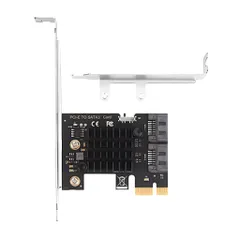【スモールラボ】ASM1061 SATA拡張カード｜PCIe x1 → SATA3.0 6Gbps×2ポート PCIe2.0対応 ブート可能 HDD/SSD増設カードのサムネイル