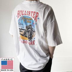 1997年製 モーターサイクル GYPSY TOUR 50周年 半袖 Tシャツ 白 XXL 袖シングルステッチ バイク ホワイト 90s ビンテージ D151-01-0002ZV