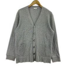 JIL SANDER ジルサンダー シルク混Vネックカーディガン 44 - メルカリ