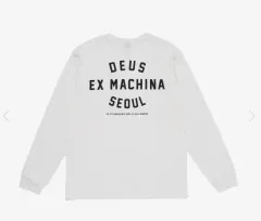 DEUS EX MACHINA ソウル カレッジ ロングスリーブ Tシャツ 白 XLのサムネイル