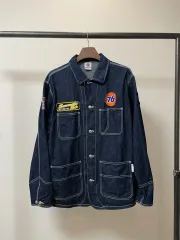 (L) 90s 日本版 Lubricants 76 ウォーク デニムジャケット