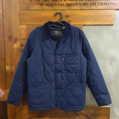 アンクラウド DUCK COVERALL ネイビー 未使用 bluco UNCROWDアンクラウドDUCKCOVERALLダックカバーオールUC-412-022BLACK ジャケット・アウター