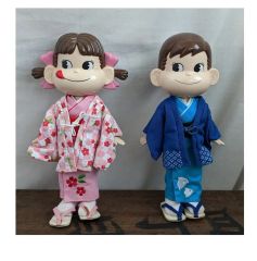 レトロ不二家ペコちゃんハンガー2種セット - メルカリ