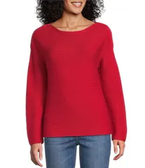 トッミーバハマ レディース アウター ニット・セーター スパンコール Tommy Bahama Crystal Sands Bateau Neck Long Sleeve Sequin Embelliのサムネイル