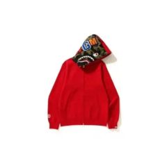 新品】アベイシングエイプ タイガー パーカー 赤 L BAPE 完売品 ジップ 