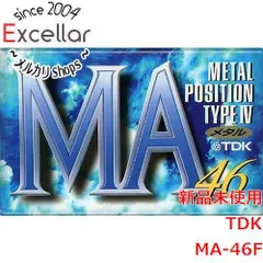 [bn:9] TDK　カセットテープ メタルポジション TYPE IV　MA-46F　46分のサムネイル