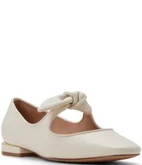 テッドベーカー レディース シューズ パンプス レザー Ted Baker London Clara Leather Ballerina Bow Flats WhiteBone ホワイトのサムネイル