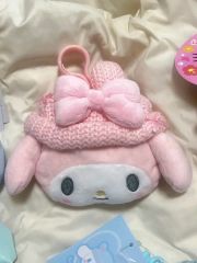 マイメロディ フェイス形 クッション いつでもぴとっ マイスウィート