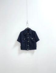 美品！！⭐︎セルフォード⭐︎袖スリットリネンライクジャケット