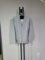 H&M 長袖ジップアップカーディガン M (100)