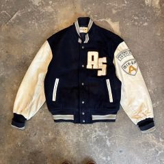 90s 希少 ショーナンボー USA製 ゴールデンベア 袖革 スタジャン XL 