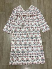 美品◇シスタージェーン リボン 総柄 ボウタイ チュニック ワンピース