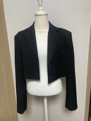 FOXEY NEW YORK 七分袖 ジャケット ブラック 40 - メルカリ