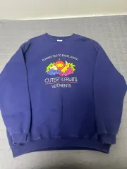 XL VETEMENTS ヴェトモン ヴィーガン WHO フルーツ スウェット Tシャツのサムネイル