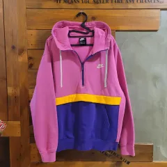 ナイキ 起毛 フード ハーフジップアップ XL