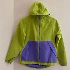 (^w^)b 【ワークマン】AEGIS　撥水　防水　イエロー　雨　パープル　ジュニア　レインジャケット ジップアップ 雨具　かっぱ　ブルゾン ジャケット 長袖 ジャンパー 羽織り キッズ　子供　フード　レインコート　登下校　140サイズ　OM12244ONのサムネイル