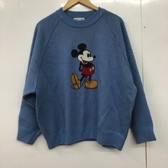 70s 80s USA製 白足ミッキー ラグラスウェット 水色 - メルカリ