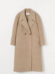 Eaphi BIG COLLAR HALF JACKET brown - メルカリ